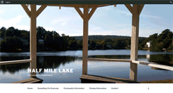 Desktop Screenshot of halfmilelakehoa.com