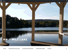 Tablet Screenshot of halfmilelakehoa.com